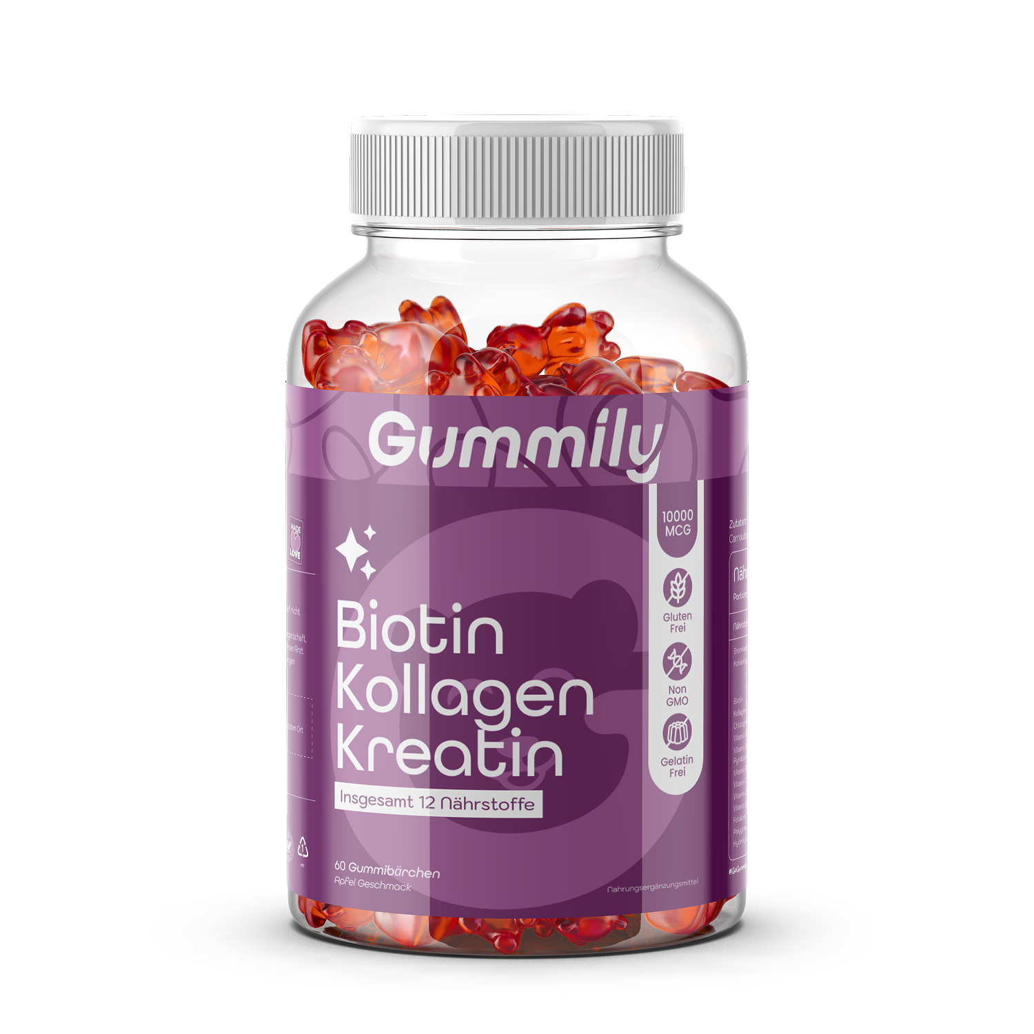 Kollagen & Biotin Gummibärchen – mit hochdosiertem Biotin