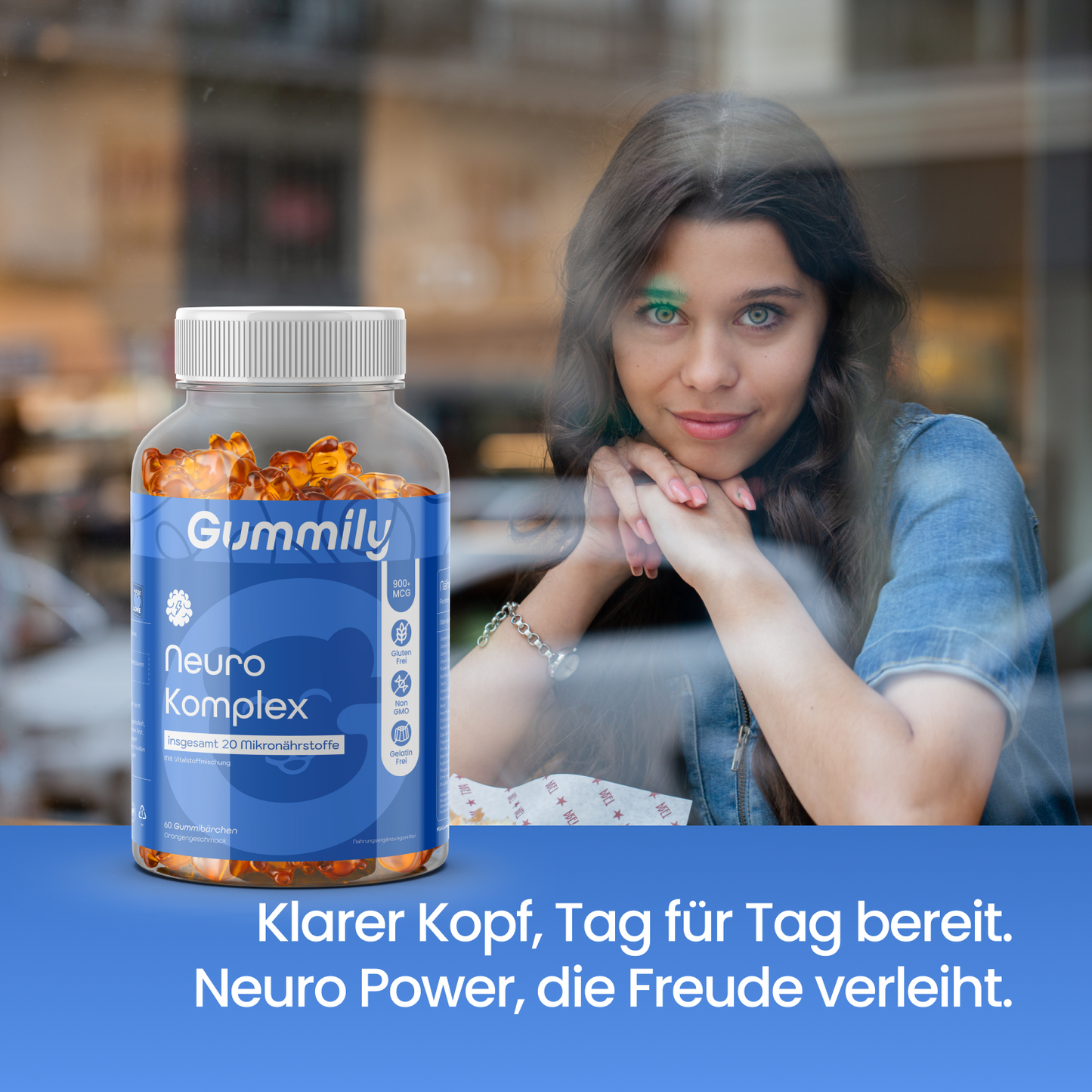 Multivitamin Komplex Gummibärchen für Erwachsene – Orange