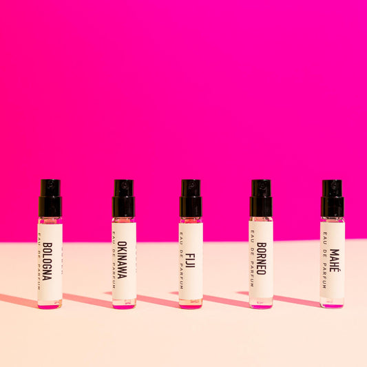 Premium Parfum Discovery Set mit floralem Design von sober, vielseitige Unisex Düfte.