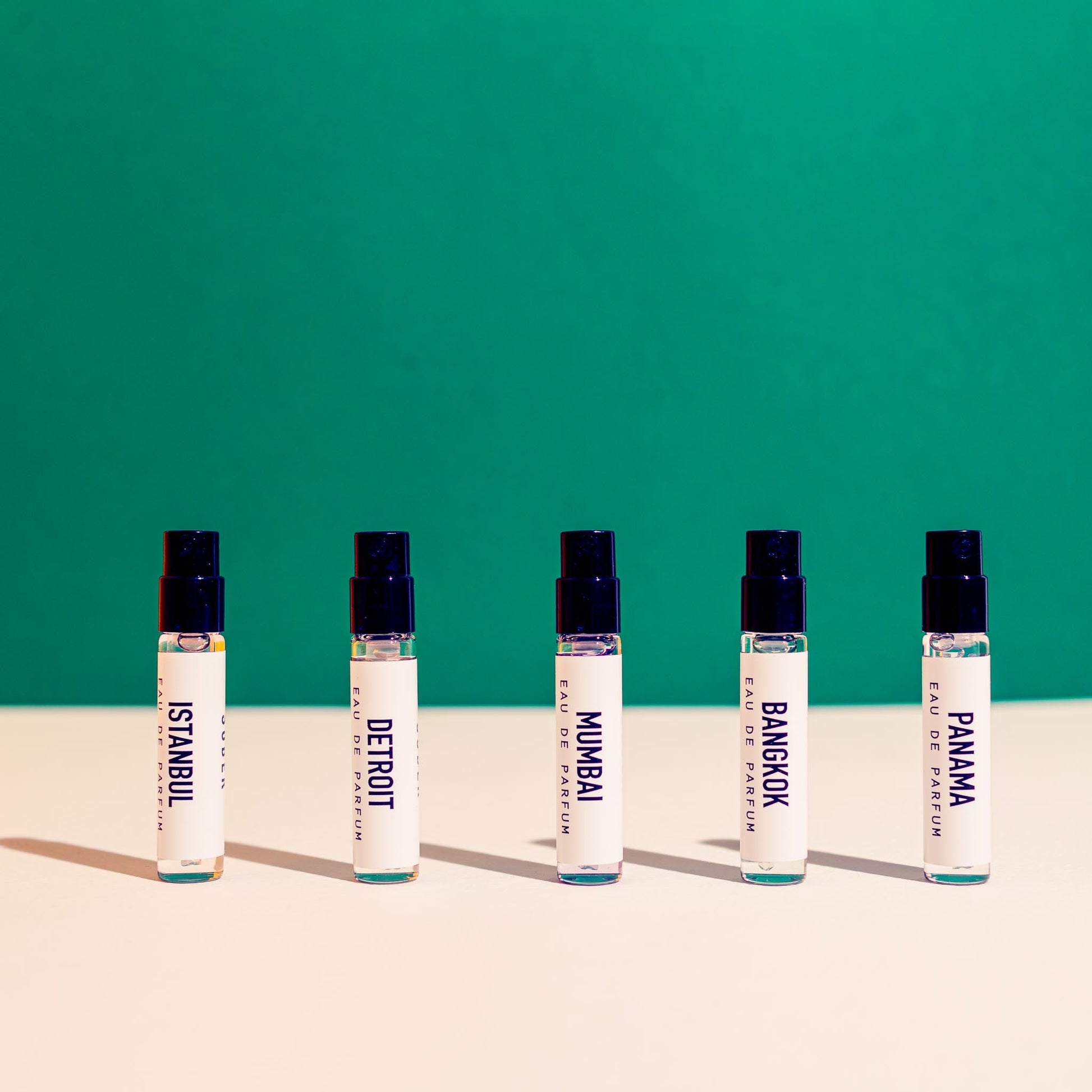 Ekovita Discovery Set mit Premium Unisex Düften, perfekt für abwechslungsreiche Duftliebhaber zur Reise.