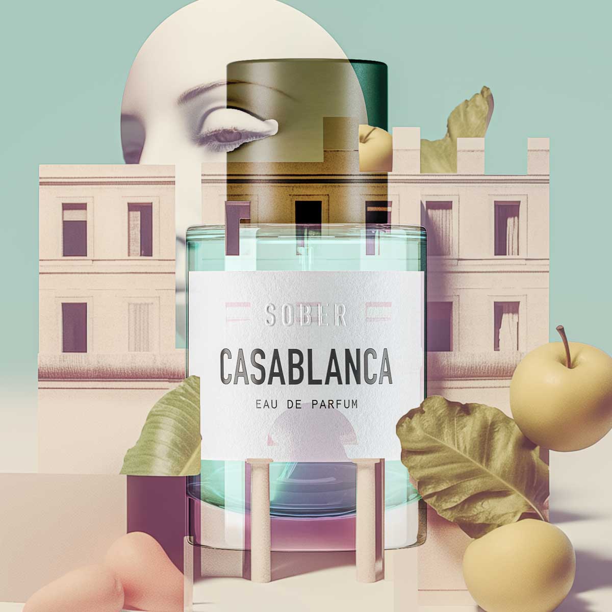 Nahaufnahme der exklusiven Duftkomposition des CASABLANCA Eau de Parfum, laborgeprüfte Qualität.
