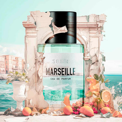 Detailansicht des Marseille Eau de Parfum mit frischen Zitrusnoten und erstklassigen Mango-Duft.