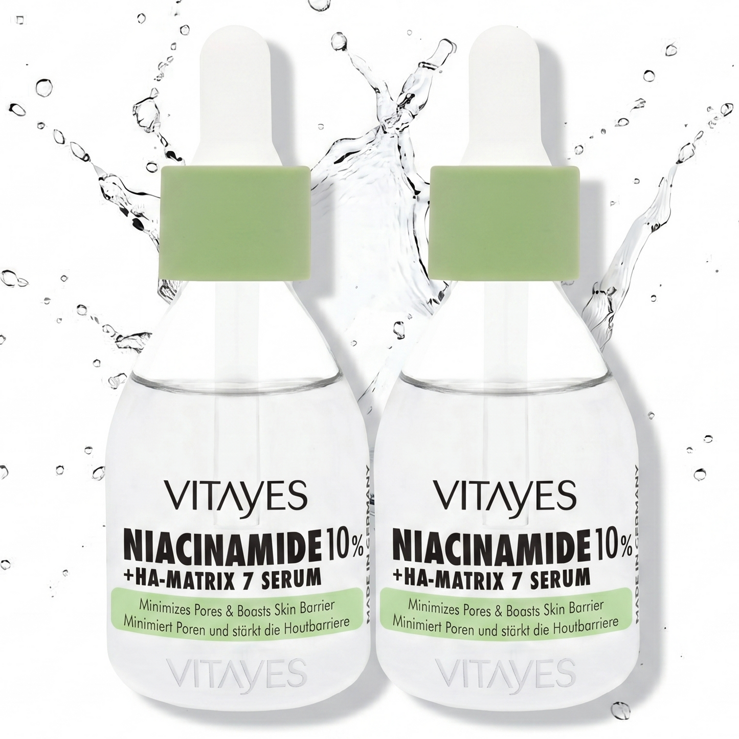 Niacinamide 10% Serum - ekovita Premium für strahlende Haut