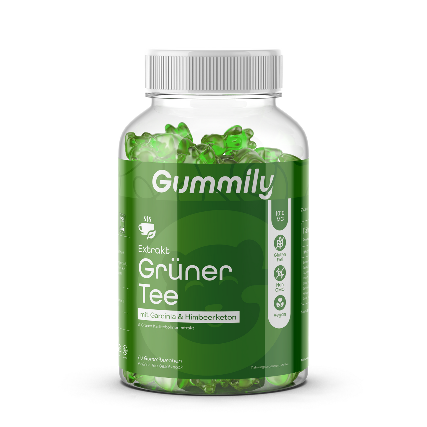 Grüner Tee Extrakt Gummibärchen – botanischer Komplex