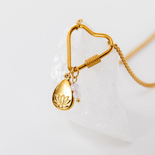Soul Charms | Vergoldete Halskette mit austauschbaren Yoga-Symbolen