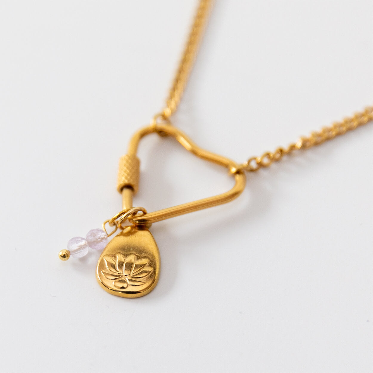 Soul Charms | Vergoldete Halskette mit austauschbaren Yoga-Symbolen