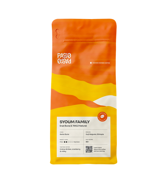 ekovita Premium Ethiopia Heirloom Kaffeepackung mit hochwertigen Arabica-Bohnen von Paso Paso