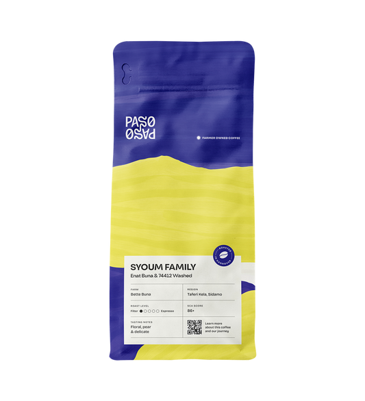 Ekovita Ethiopian Heirloom Coffee in einer Tasse, bereit für den perfekten Kaffeegenuss.