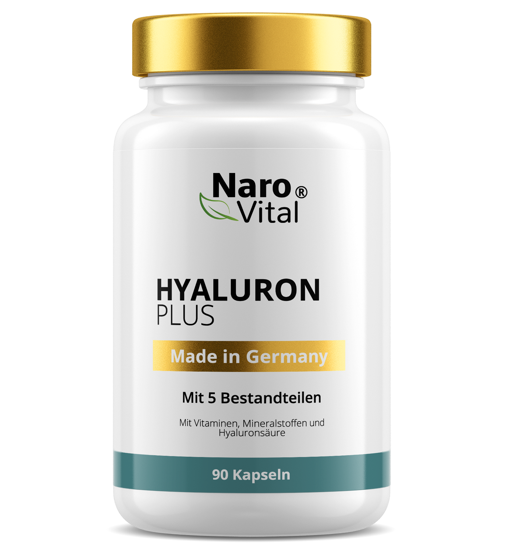 Hyaluron Plus - Hochdosierte Hyaluronsäure von NaroVital für eine verbesserte Hautelastizität.