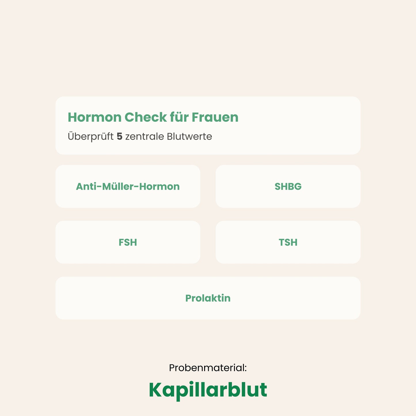 Hormon Check für Frauen