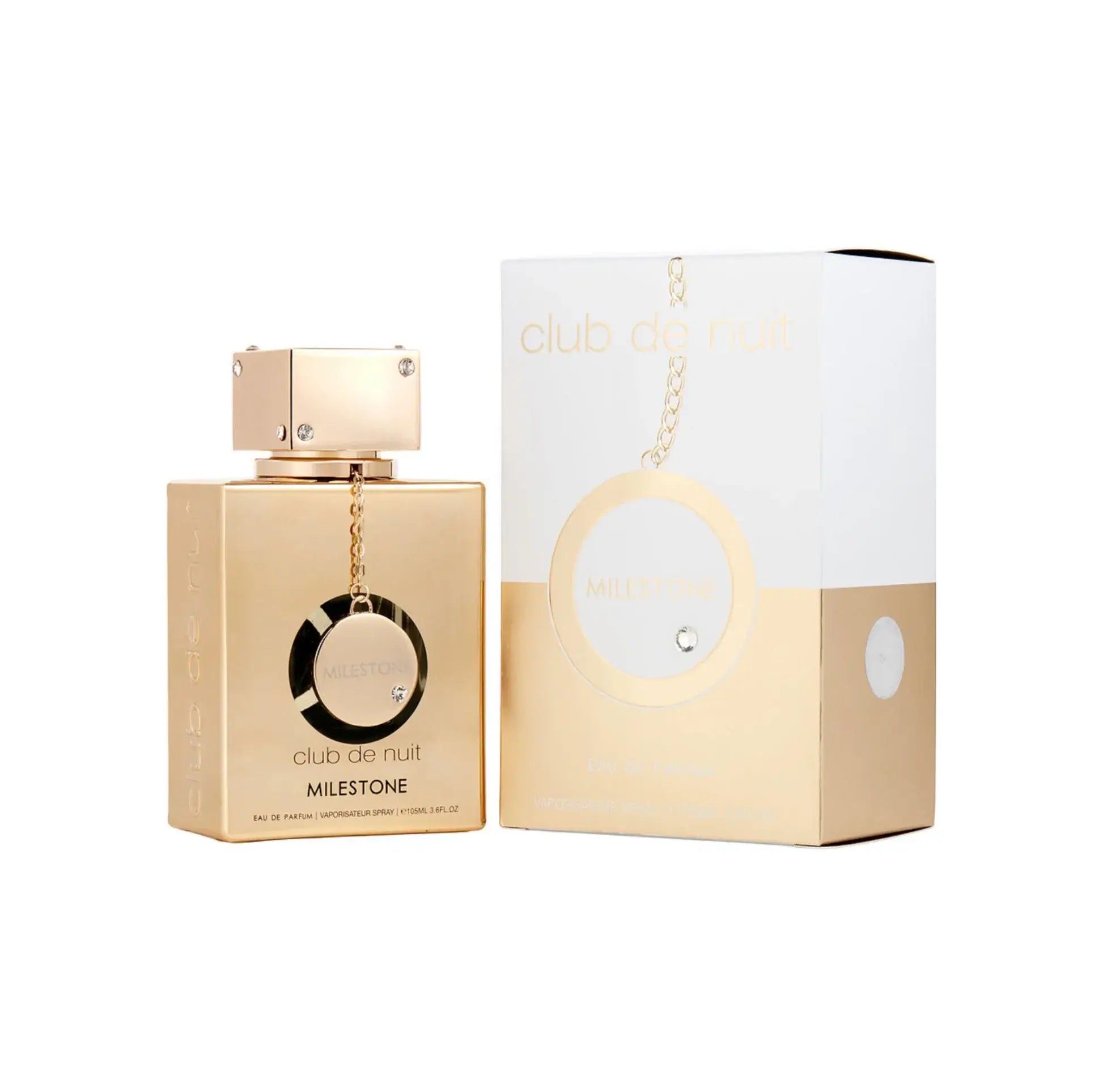 Komposition von Armaf Club De Nuit Milestone mit maritimen Noten, die einen frischen, luxuriösen Duft vermitteln.