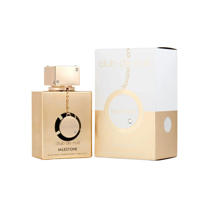 Komposition von Armaf Club De Nuit Milestone mit maritimen Noten, die einen frischen, luxuriösen Duft vermitteln.