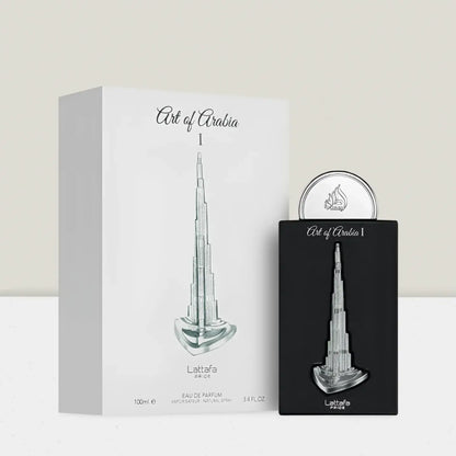 Lattafa Pride Eau de Parfum beim Auftragen auf die Haut, der orientalische Duft entfaltet sich.