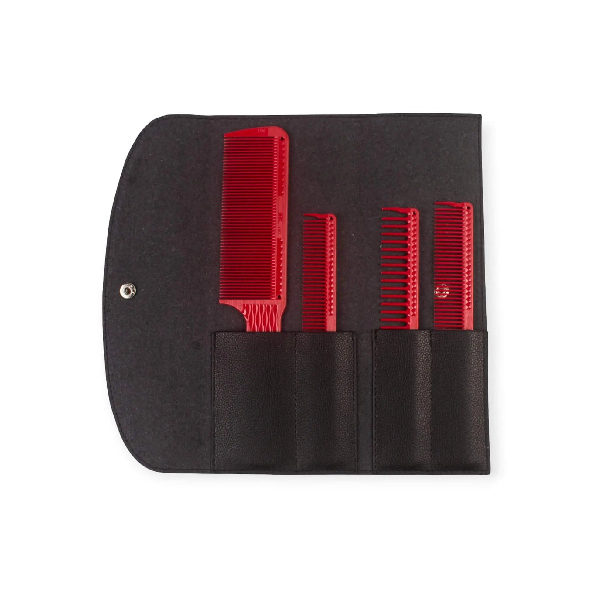 JRL Barber Kämme im Rot-Set für professionelle Friseurpflege von hairOne.