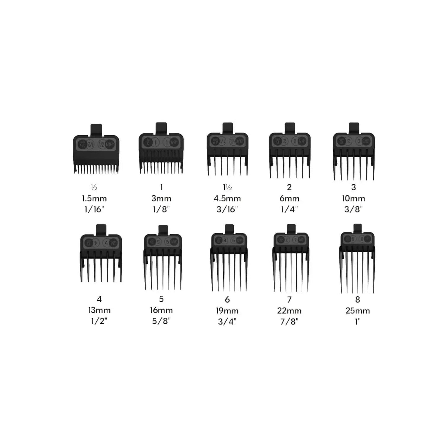 Verpackung des hairOne Aufsteckkamm Sets, perfekt für Haarpflege und Styling bei Friseuren.