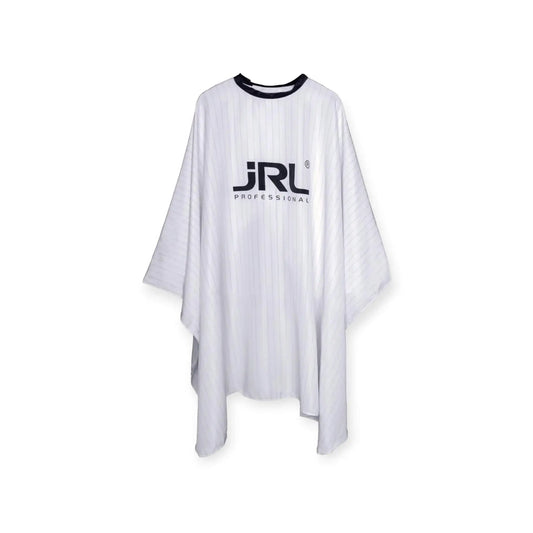 Klassischer JRL Friseurumhang in schwarz für den professionellen Einsatz im Friseursalon.