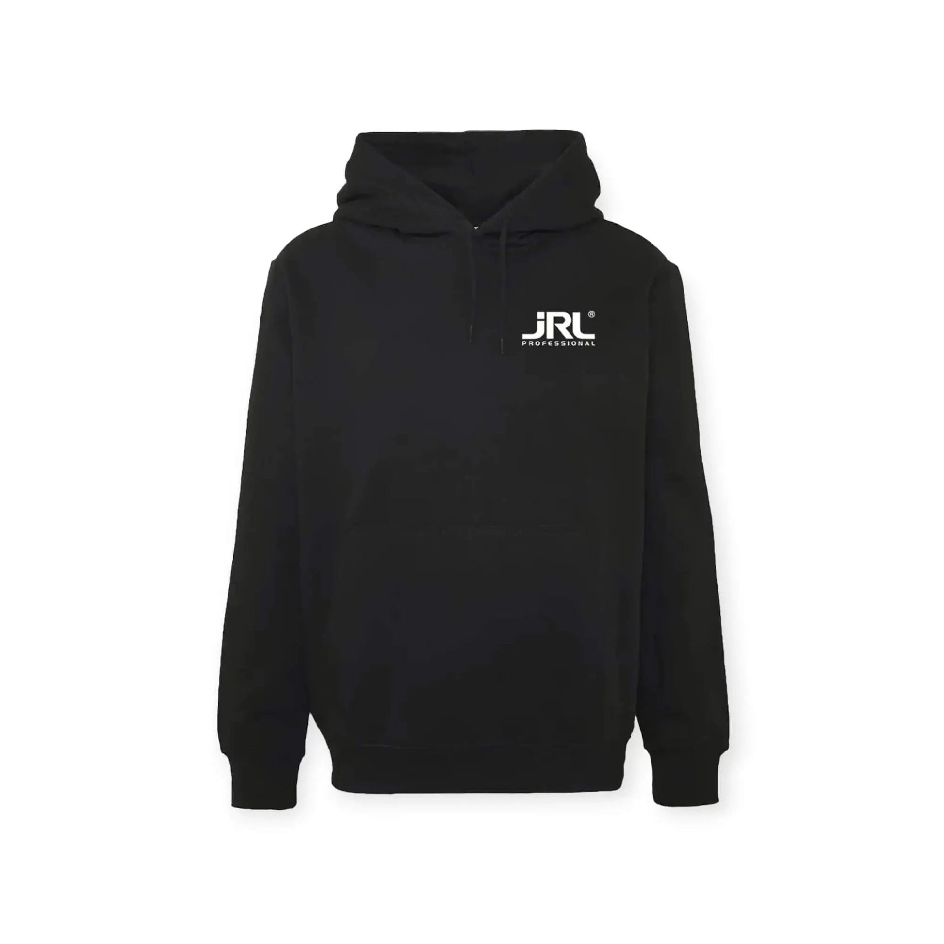 JRL Hoodie von hairOne in elegantem Schwarz für professionelle Friseure, ideal für den Alltag im Salon.