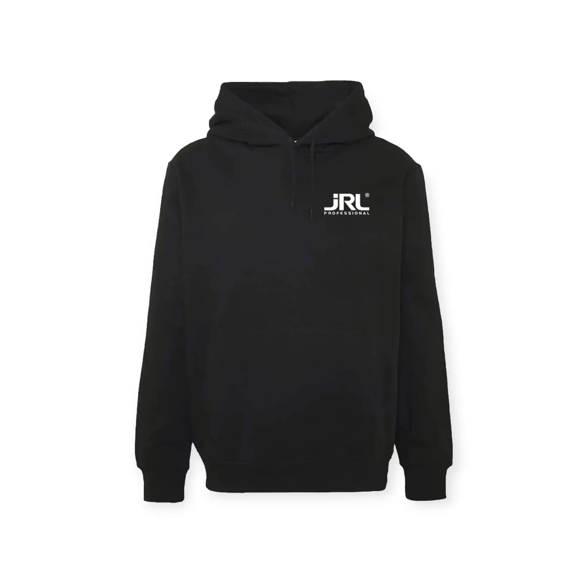 ekovita JRL Hoodie in schwarz, idealer Friseur-Hoodie für Premium Komfort bei der Arbeit.