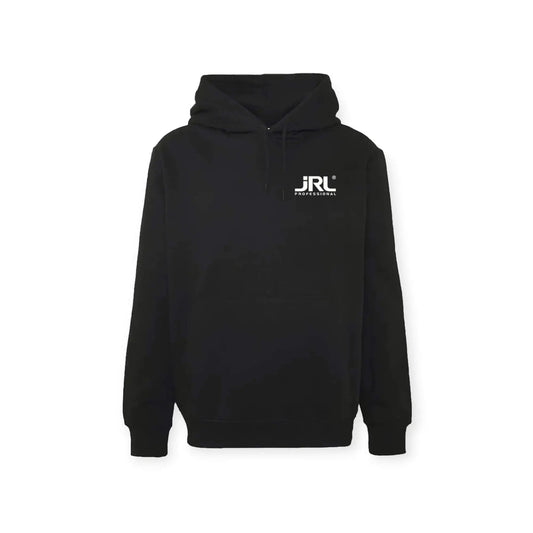 JRL Hoodie von hairOne in elegantem Schwarz für professionelle Friseure, ideal für den Alltag im Salon.