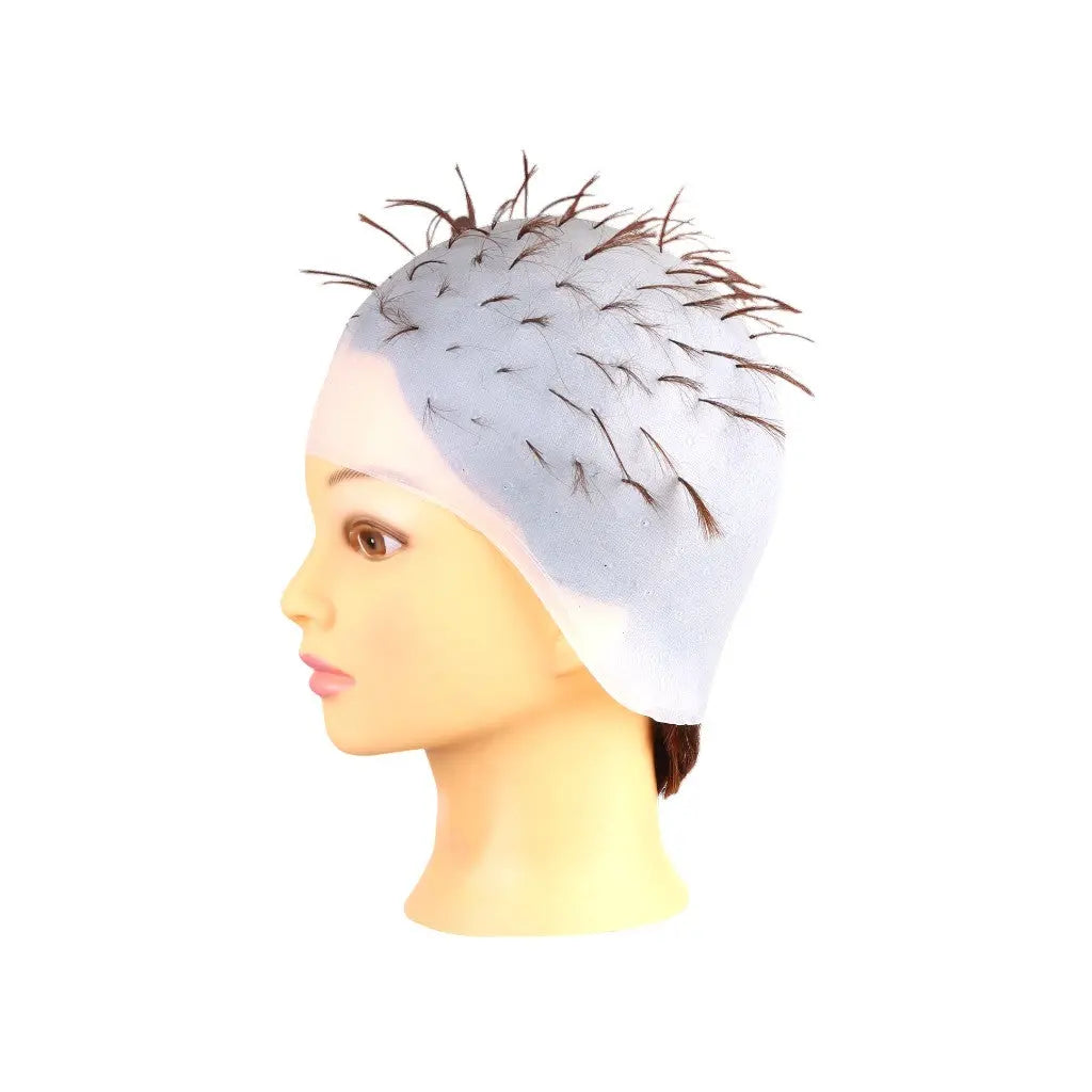JRL Strähnenhaube mit Nadel aus Silikon für präzise Strähnchen in salonqualität von hairOne.