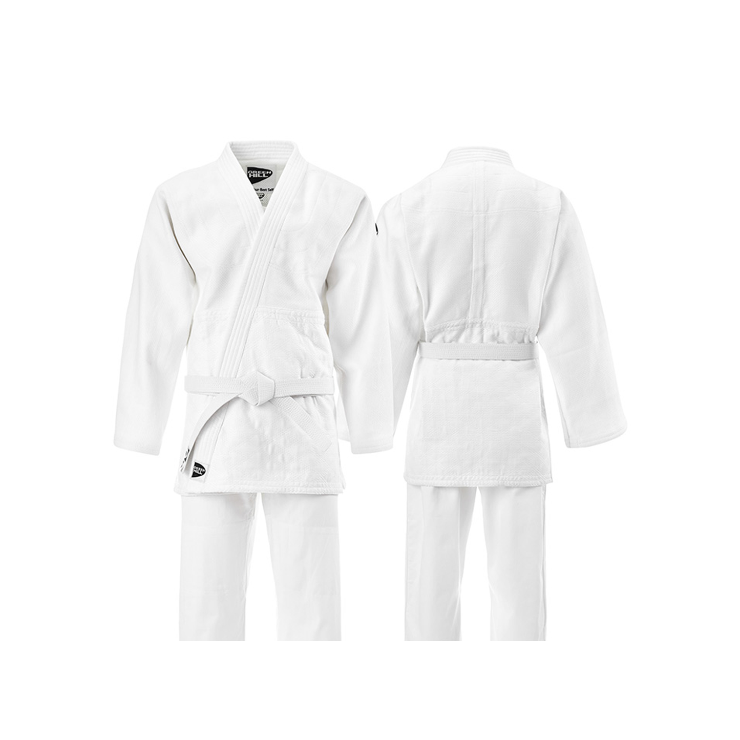 Green Hill Judoanzug Semi Competiton 650 g/m² ohne Schulterstreifen