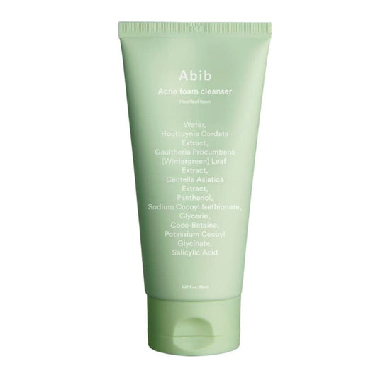 Abib Acne Foam Cleanser in der 150 ml Flasche, ideal für gesunde Haut und effektive Oberflächenreinigung.
