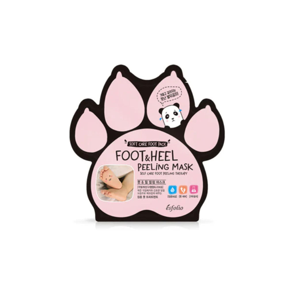 Esfolio Fußmaske mit Aloe Vera und Glycolsäure zur effektiven Hautpflege für Füße.