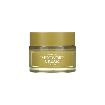 I’m from Mugwort Cream in elegant Dose für beruhigende Hautpflege mit Beifuß-Extrakt.