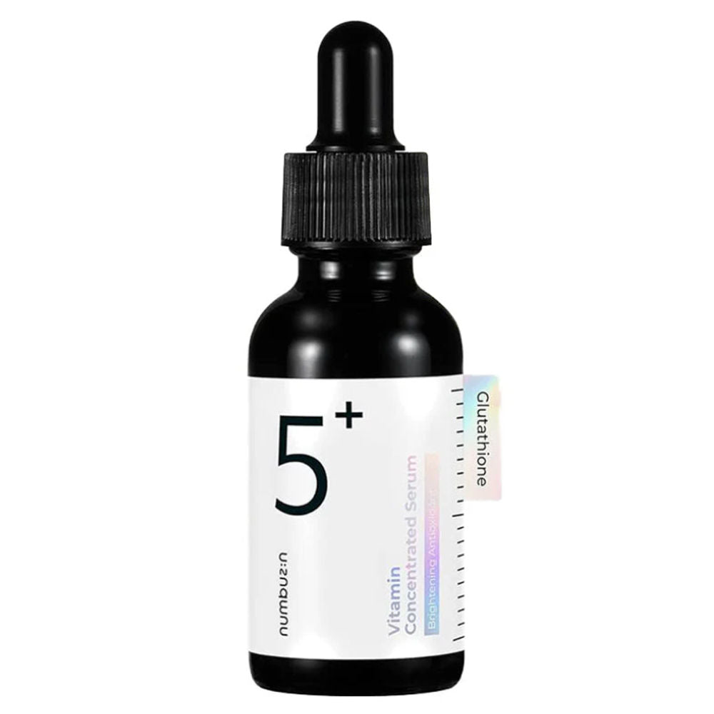 Numbuzin No.5 Vitamin Concentrated Serum in 30 ml Flasche, ideal zur Bekämpfung von Hyperpigmentierung.
