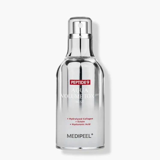 MEDI-PEEL Peptide 9 Aqua Volume Tox Mist Pro in eleganter Flasche, feuchtigkeitsspendendes Peptidspray für die Hautpflege