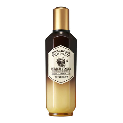 SKINFOOD Royal Honey Propolis Toner in eleganter Verpackung, ideal für Anti-Aging Hautpflege.