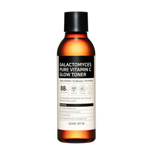 SOME BY MI Galactomyces Pure Vitamin C Glow Toner in einer praktischen Flasche für strahlende Hautpflege.