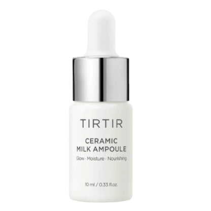 TIRTIR Ceramic Milk Ampoule in 10 ml Flasche für intensive Feuchtigkeit in veganer Hautpflege.