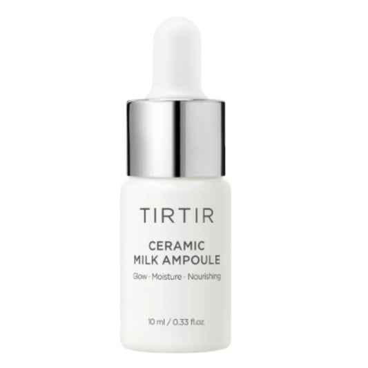 TIRTIR Ceramic Milk Ampoule in 10 ml Flasche für intensive Feuchtigkeit in veganer Hautpflege.