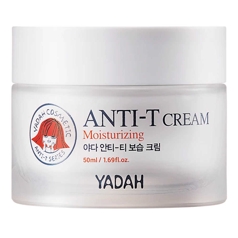 Yadah Anti Trouble Cream in Tub, pflegende Feuchtigkeitscreme für sensible Haut von Koreanische Kosmetik.