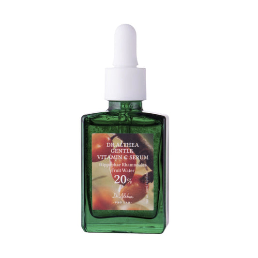 Dr. Althea Gentle Vitamin C Serum in eleganter Pipette, perfekte Pflege für empfindliche Haut.