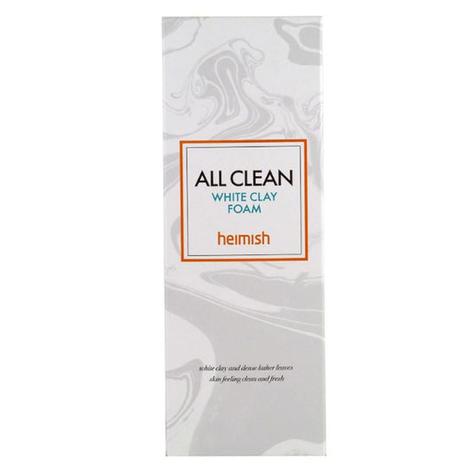 Heimish All Clean White Clay Foam in 150 ml, idealer Schaumreiniger für unreine Haut aus koreanischer Kosmetik.