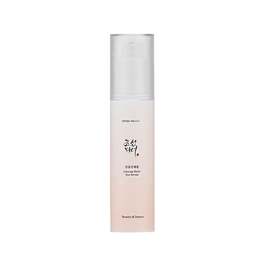 Beauty of Joseon Ginseng Moist Sun Serum in 50 ml Flasche, idealer Sonnenschutz mit SPF 50+.