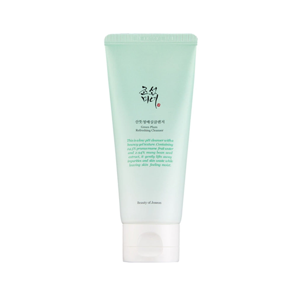 Green Plum Refreshing Cleanser von Beauty of Joseon in der 100 ml Flasche, ideal für sanfte Reinigung.