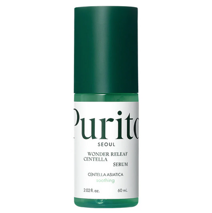 Purito Wonder Releaf Centella Serum in der 60 ml Flasche, perfekt für sensible Hautpflege mit Beruhigende Wirkung.
