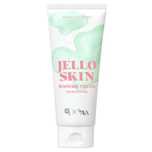 Beauty of Joseon Jelloskin Massage Cream in einer eleganten Verpackung, ideal für feuchtigkeitsspendende Hautpflege.