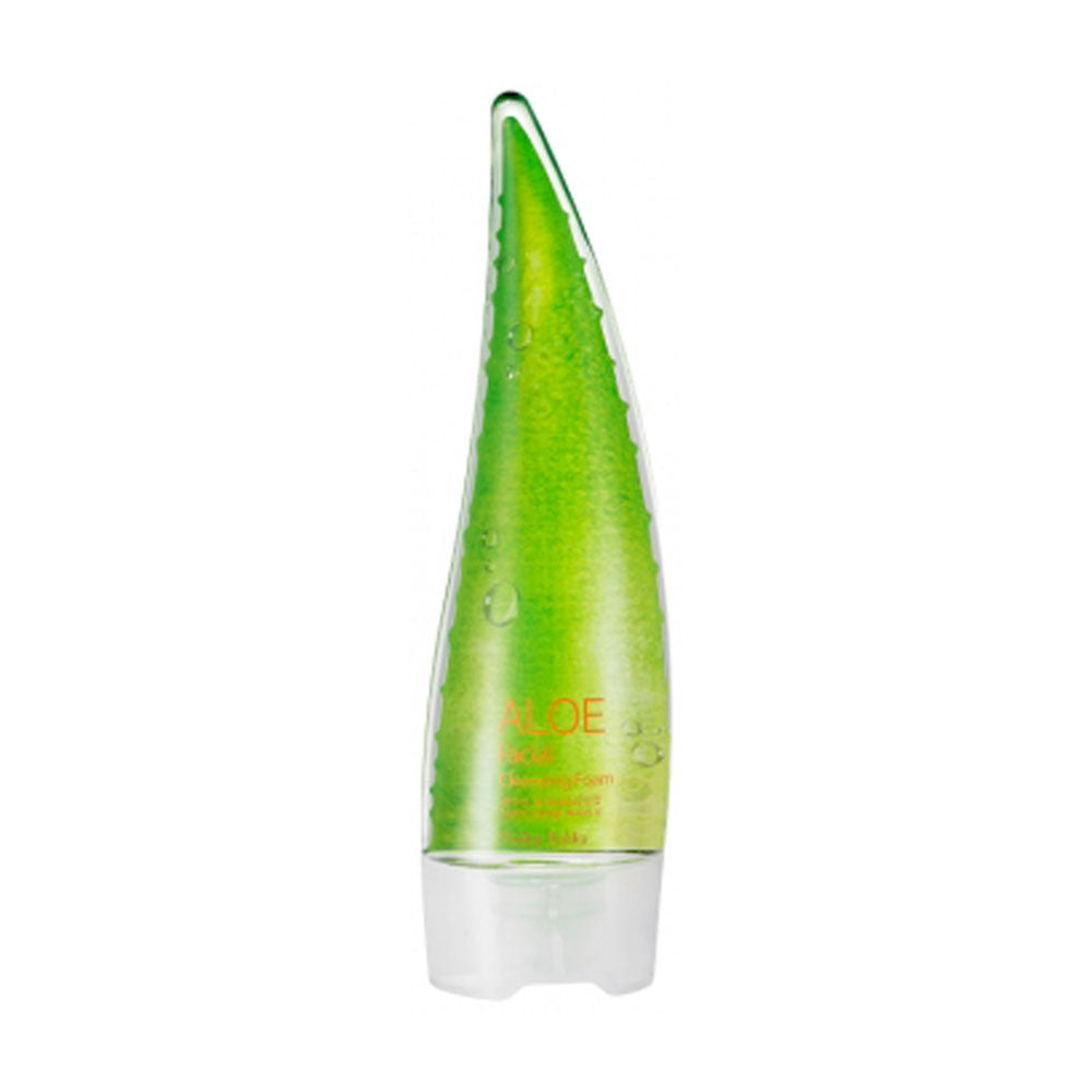 Holika Holika Aloe Facial Cleansing Foam in einer 150 ml Tube, ideal für sanfte Gesichtspflege.
