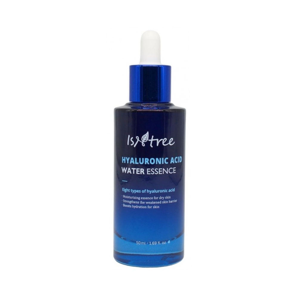Isntree Hyaluronic Acid Water Essence in 50 ml Flasche, bietet intensive Feuchtigkeit für die Haut mit Hyaluronsäure.