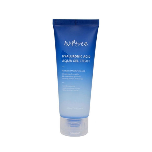 Isntree Hyaluronic Acid Aqua Gel Cream in 100 ml, ideal für intensive Feuchtigkeitspflege mit Hyaluronsäure.