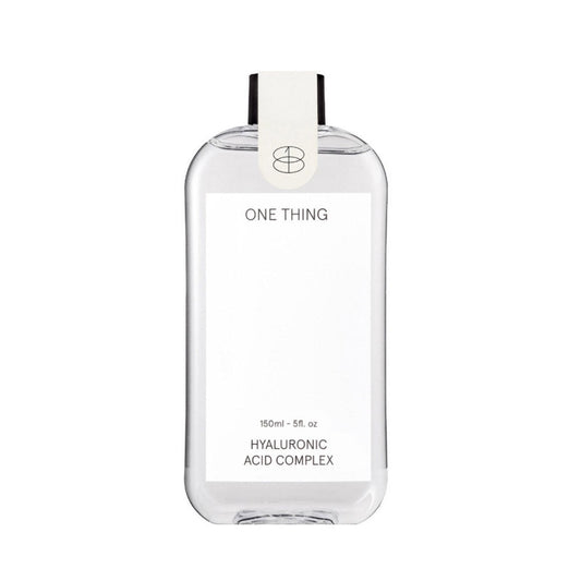 Hyaluronic Acid Complex 150 ml in einer eleganten Flasche, ideal für die feuchtigkeitsspendende Hautpflege.