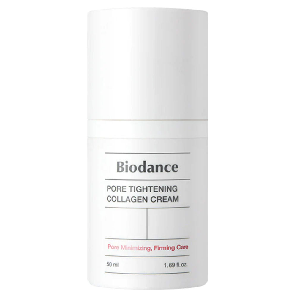 Biodance Pore Tightening Collagen Cream in der 50 ml Tube, ideal für Hautelastizität und Porenverfeinerung.