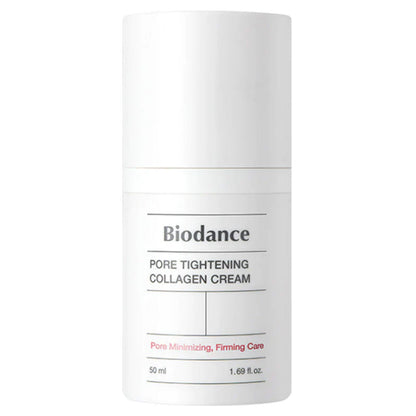 Biodance Pore Tightening Collagen Cream in der 50 ml Tube, ideal für Hautelastizität und Porenverfeinerung.