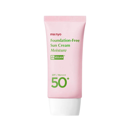 Mansy Foundation-Free Sun Cream Moisture in der Verpackung, idealer UV-Schutz für sensible Haut.