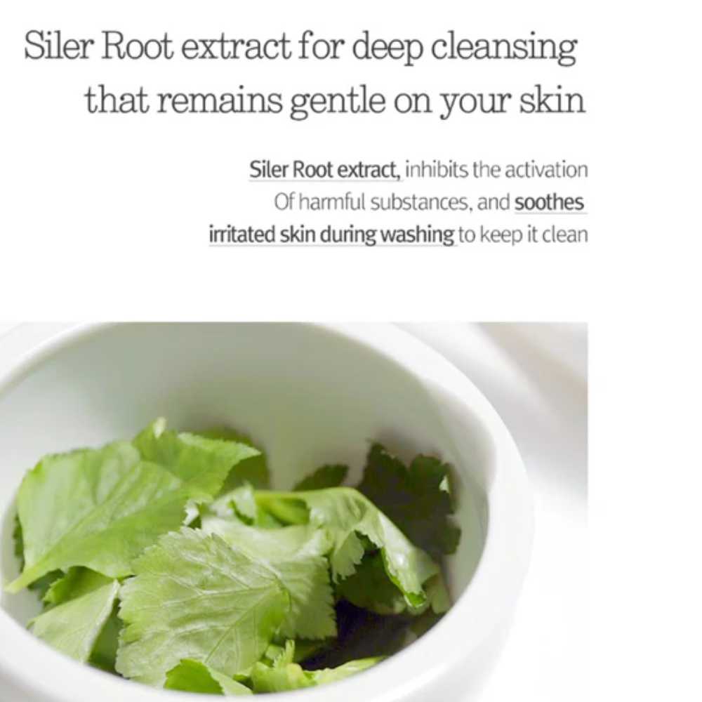 Detailaufnahme der Pyunkang Yul Gesichtsreinigung, die sanfte Formel für strahlende Haut zeigt.