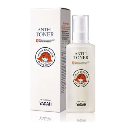 Detailaufnahme des Yadah Anti Trouble Toners, veganer Gesichtstoner für klare Haut.